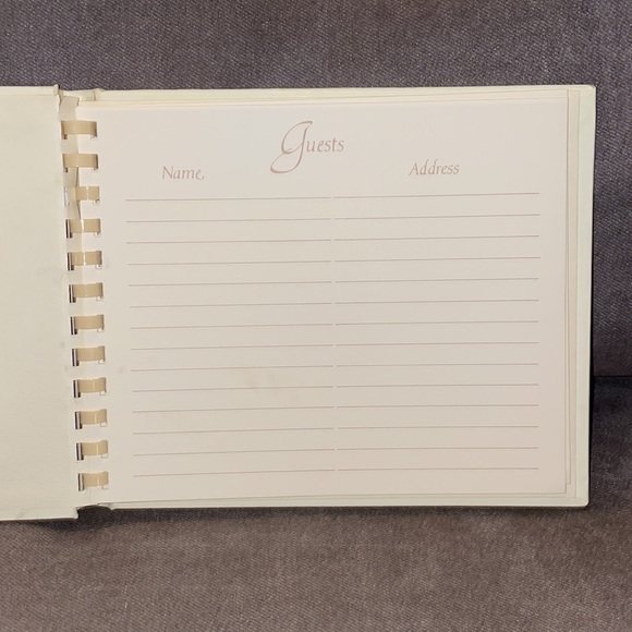 NWT.  Carlton Cards Guest Book.  9x7.5” - Picture 3 of 4